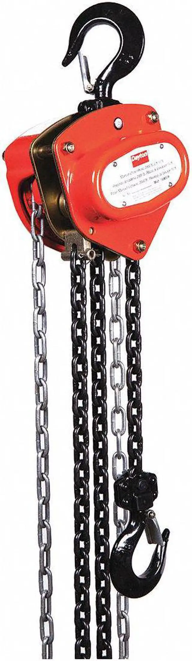 Alt view image 3 of 6 - Hoist, Chain, 1T, 10Ft Lift