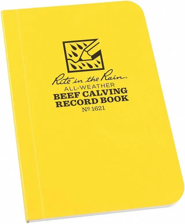 Alt view image 3 of 5 - RITE IN THE RAIN 1621 Animal Record Book,Beef Calving