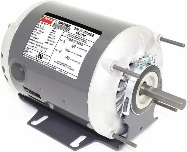 Alt view image 2 of 3 - DAYTON 6XH76 GP Mtr,Split Ph,ODP,1/3 HP,1725 rpm,56