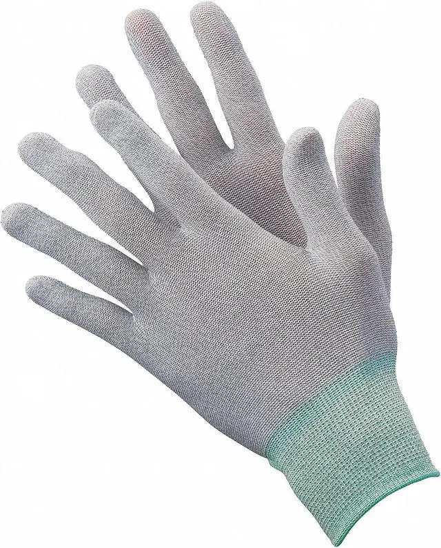 Alt view image 2 of 2 - CONDOR 19L036 Antistatic Gloves, Nylon/Carbon Fiber Yarns, 8 7/8 in L, 15 ga,
