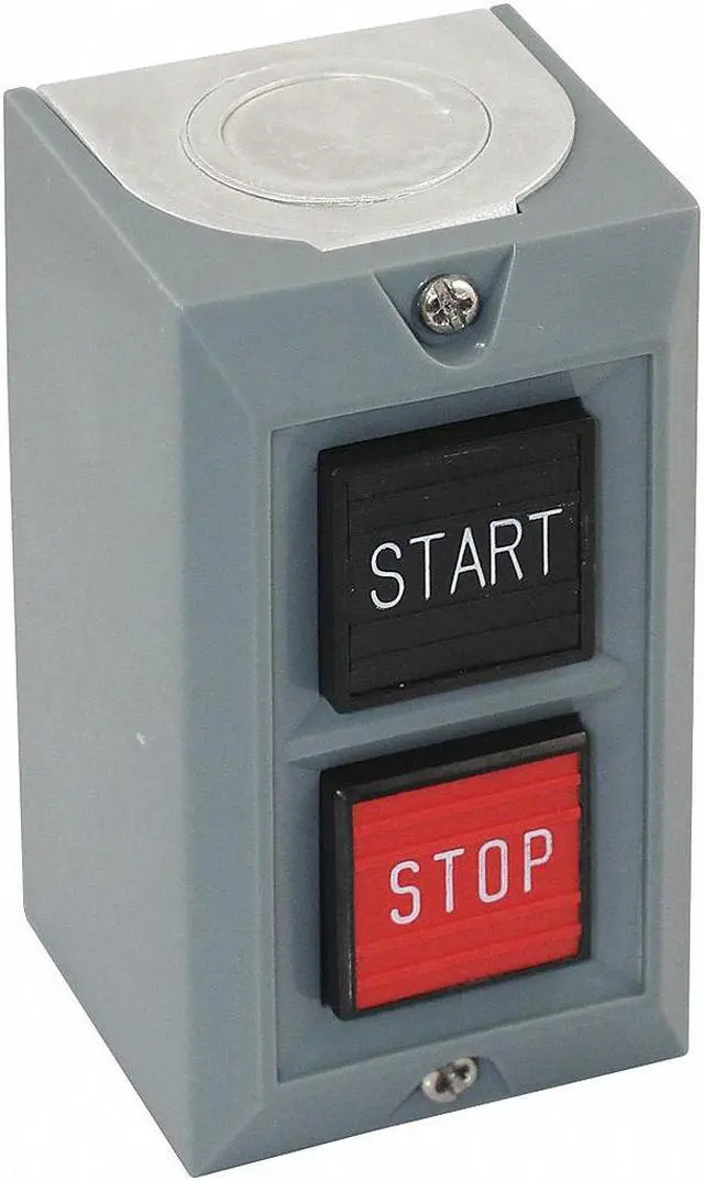Alt view image 2 of 2 - DAYTON 20C793 Push Buttn Cntrl Station,Start/Stop,25mm