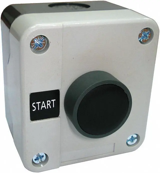 Alt view image 2 of 2 - DAYTON 32W265 Push Buttn Cntrol Station,1NO,Start,22mm