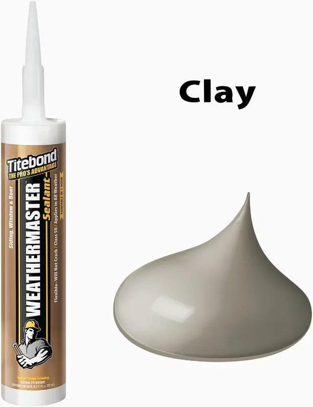 Alt view image 2 of 3 - TITEBOND 44771B Sealant, 10 oz, Cartridge, Clay, Polymer Base, WeatherMaster