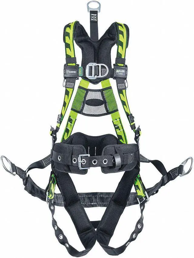 Main image of HONEYWELL MILLER ACOG-TBSSSMG AirCore(TM) Full Body Harness, S/M, 400 lb.,