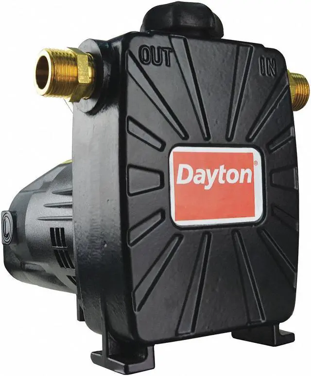 Alt view image 2 of 3 - DAYTON 33RW83 Utility Pump, Phase Single, 1/2 hp, Inlet 3/4 in, Cord Length 20