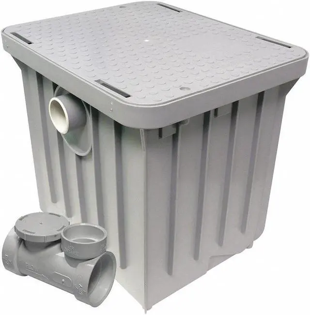 Alt view image 3 of 3 - ENDURA 3910A02 Interceptor Grease Interceptor, 2" Pipe Dia., Thermoplastic