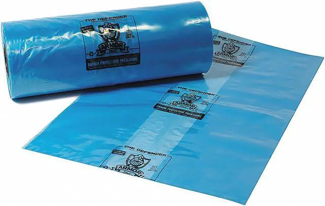 Main image of ARMOR POLY PVCIBAG4MB544496COEX-D 54" x 44" VCI Bags, 4 mil, Blue, PK 25