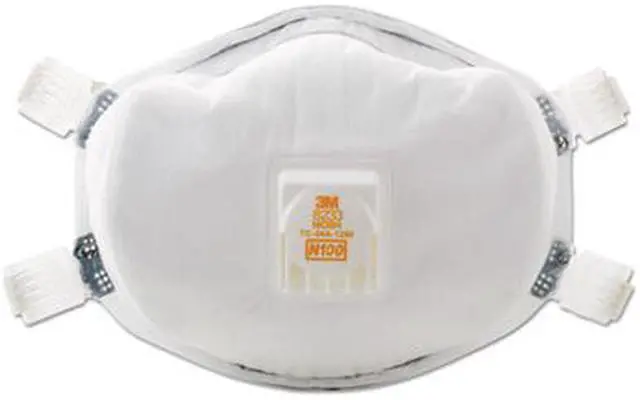Alt view image 10 of 20 - 3M N100 Disp Respirator