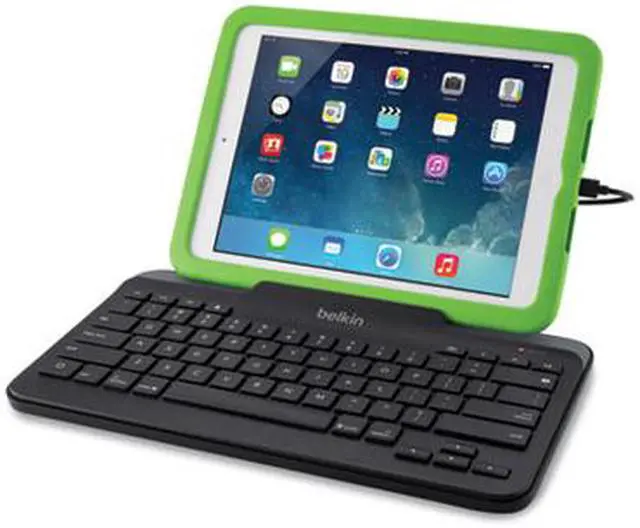 Alt view image 7 of 14 - BELKIN B2B130 Black Lightning Wired Slim Tablet Keyboard