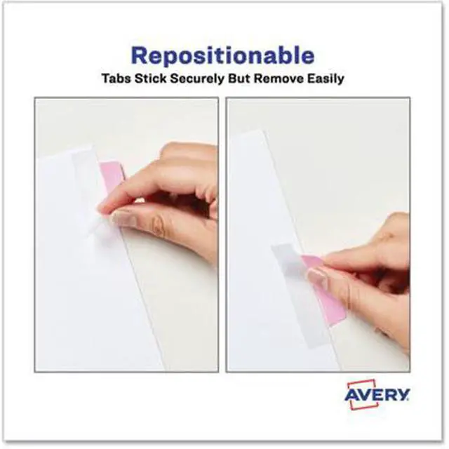 Alt view image 9 of 16 - Avery Tab,3.5"w,Pstl,24/Pk,Ast 74769