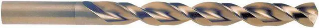 Main image of CLEVELAND C16524 #22 Cobalt Black/Gold 135 Deg. Jobber Length Drill Bit