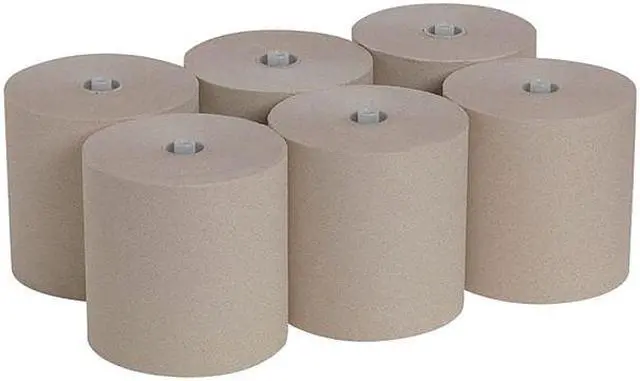 Alt view image 9 of 16 - Georgia-Pacific Pacific Blue Brown Ultra Towels - 7.87" x 1150 ft - Brown - Paper - Flexible, Chlorine-free, Biodegradable - 6 - 6 / Carton