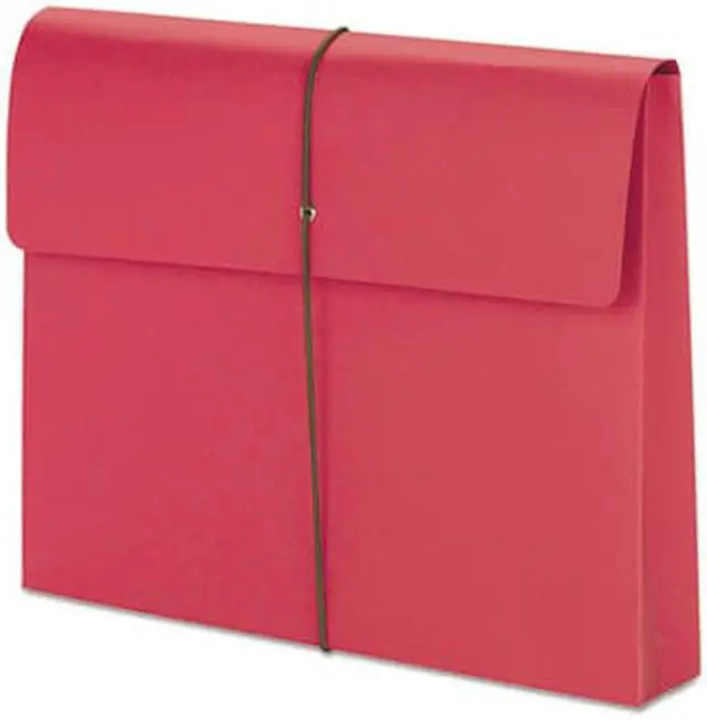 Alt view image 8 of 13 - Smead 2" Exp Wallet with String Letter Red 10/BX 77205
