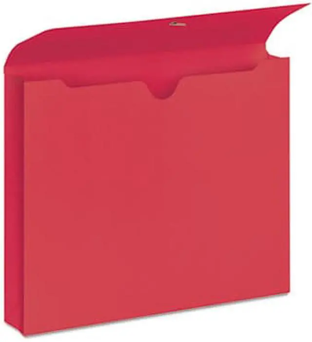 Alt view image 9 of 13 - Smead 2" Exp Wallet with String Letter Red 10/BX 77205