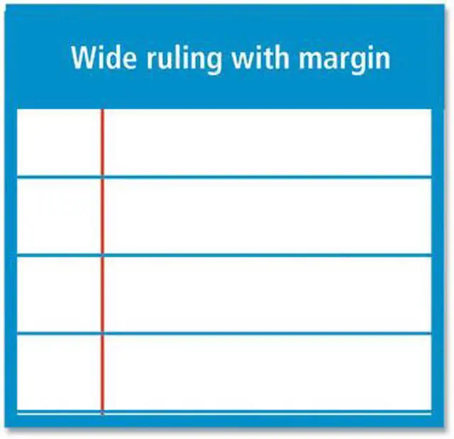 Alt view image 12 of 20 - Rediform 43460 National Xtreme White Notebook 80 Sheet -  7.87" x 10" - 1 Each Each - White Paper