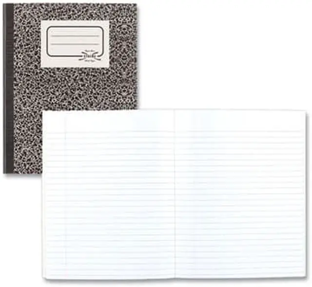 Alt view image 10 of 20 - Rediform 43460 National Xtreme White Notebook 80 Sheet -  7.87" x 10" - 1 Each Each - White Paper