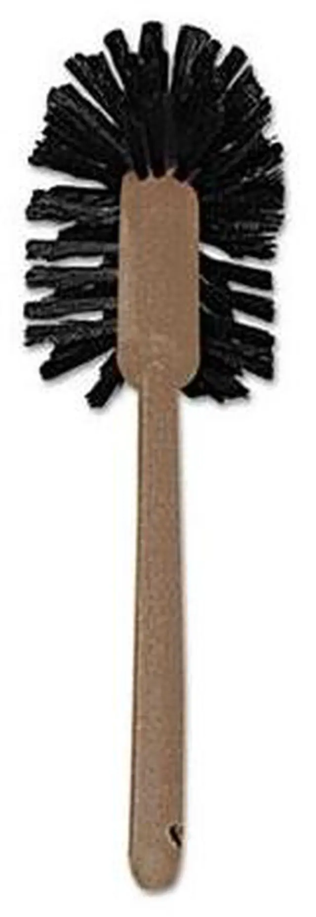 Alt view image 3 of 5 - Rubbermaid Commercial Commercial-Grade Toilet Bowl Brush, 17" Handle, Brown 6320