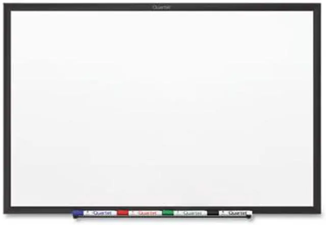 Alt view image 3 of 12 - Classic Magnetic Whiteboard, 96 X 48, Black Aluminum Frame