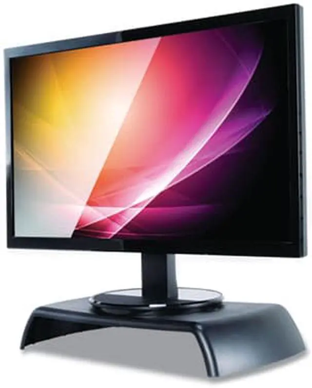 Alt view image 4 of 19 - Ergo Riser Monitor Stand, 16" x 9" x 2.75", Black, Supports 30 lbs 32212