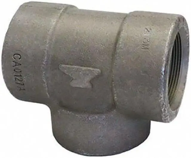 Alt view image 2 of 2 - ANVIL 0361120009 Black Forged Steel Tee Class 3000