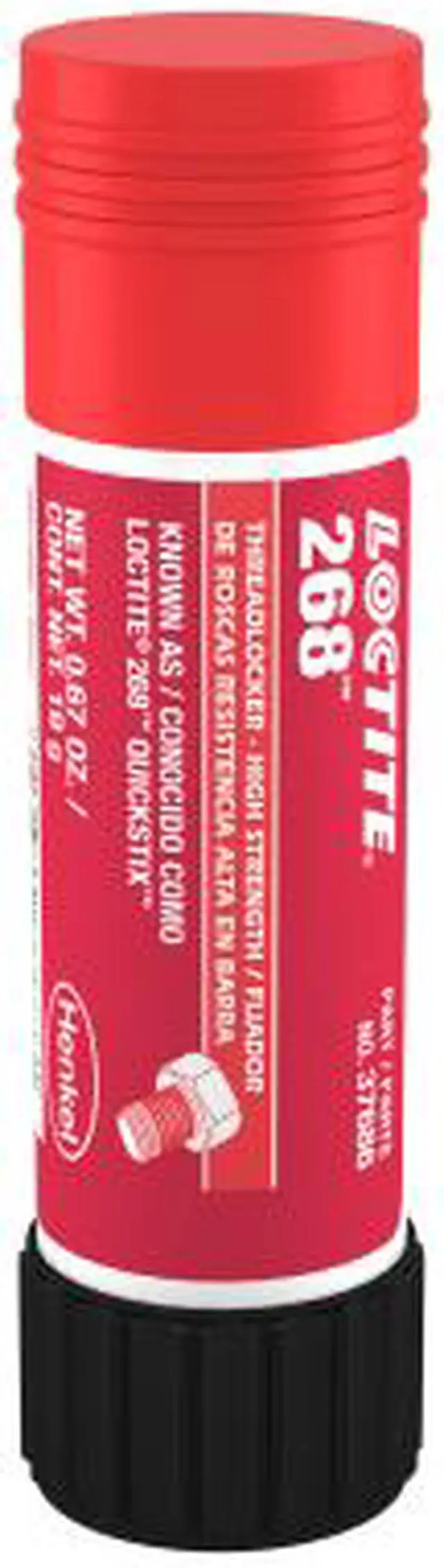 Alt view image 3 of 8 - 268™ High-Strength Threadlocker Solid Stick, 19 G, 1/4 in to 3/4 in Dia, Red
