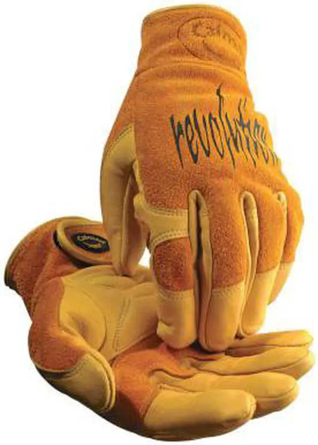 Alt view image 6 of 6 - CAIMAN 1828-6 TIG Welding Gloves, Cowhide Palm, XL, PR