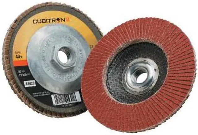 Alt view image 3 of 5 - 3M CUBITRON II 967A Flap Disc,T29,4-1/2in. x 5/8-11,40