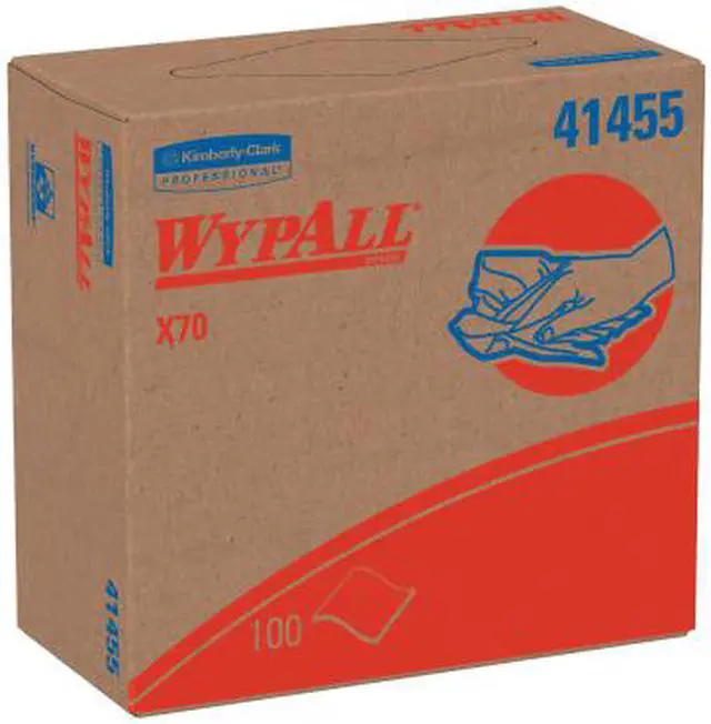 Alt view image 6 of 18 - Kimberly-Clark Professional Wypall X70 Wipers Pop-Up Box 100Shts/BX WE 41455BX