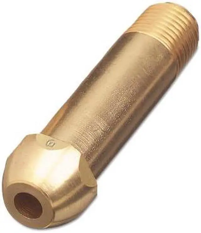 Alt view image 4 of 4 - Regulator Inlet Nipples, 1/4" (Npt), 4 1/2", Cga-580; Cga-510; Cga-500; Cga-590