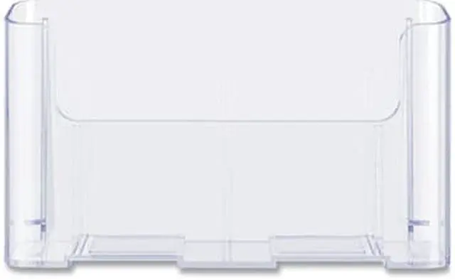 Alt view image 2 of 6 - Deflecto DocuHolder for Countertop/Wall-Mount Leaflet Size Clear 74001