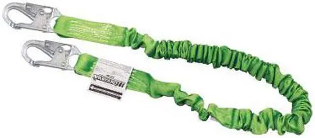 Main image of Manyard® Ii Shock-Absorbing Lanyards, 310 Lb Capacity, Locking Snap Hooks, 1 Leg