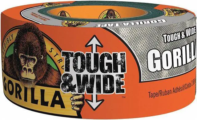 Alt view image 2 of 3 - GORILLA GLUE 105680 Duct Tape,Gray,2 7/8 in x 25yd,16.75 mil