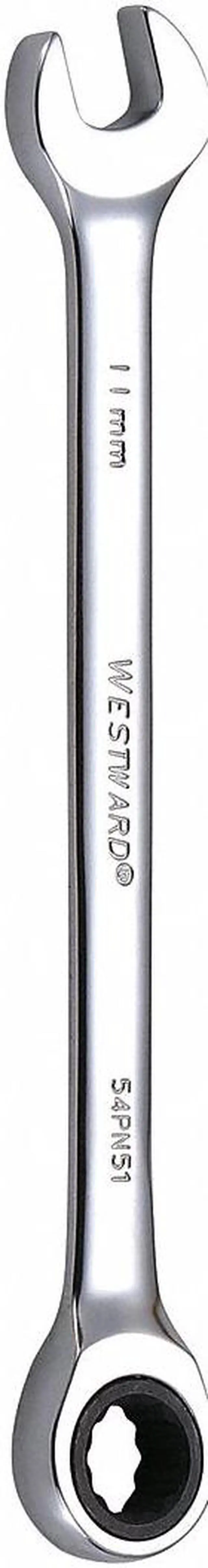 Main image of WESTWARD 54PN51 Wrench, Combination, Metric, 6-1/2" L.
