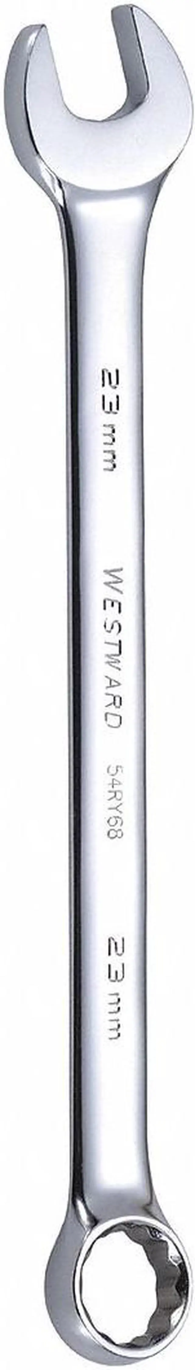 Main image of WESTWARD 54RY68 Comb. Wrench,23mm,Metric,Full Polish