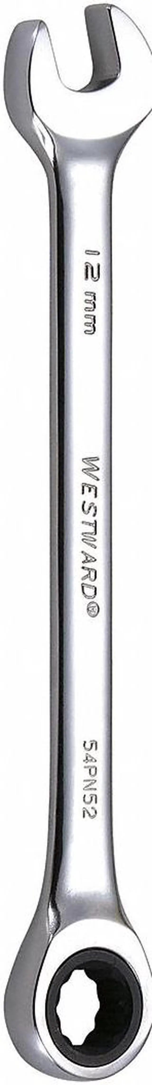Main image of WESTWARD 54PN52 Wrench, Combination, Metric, 6-3/4" L.