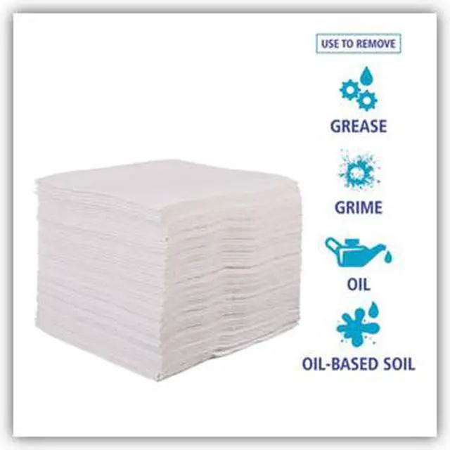 Alt view image 4 of 12 - Boardwalk DRC Wipers White 12 x 13 12 Bags of 90 1080/Carton BWKV030QPW