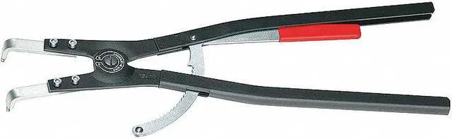 Alt view image 3 of 4 - Knipex 46-20-A61 90 Degree Angled Tip Large External Circlip Pliers 252-400 mm dia