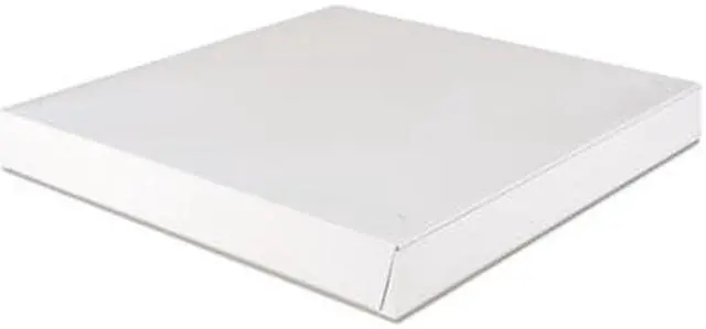 Alt view image 2 of 2 - Paperboard Pizza Boxes,16 x 16 x 1 7/8, White, 100/Carton