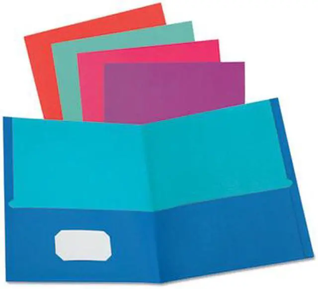 Alt view image 5 of 7 - Tops 51274EE Twisted Twin Textured Pocket Folders, Assorted, 10/PK