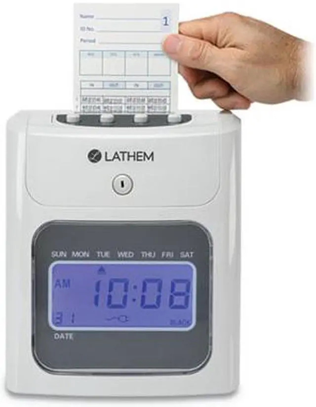 Alt view image 6 of 13 - Lathem 400EKIT Time Clock Bundle