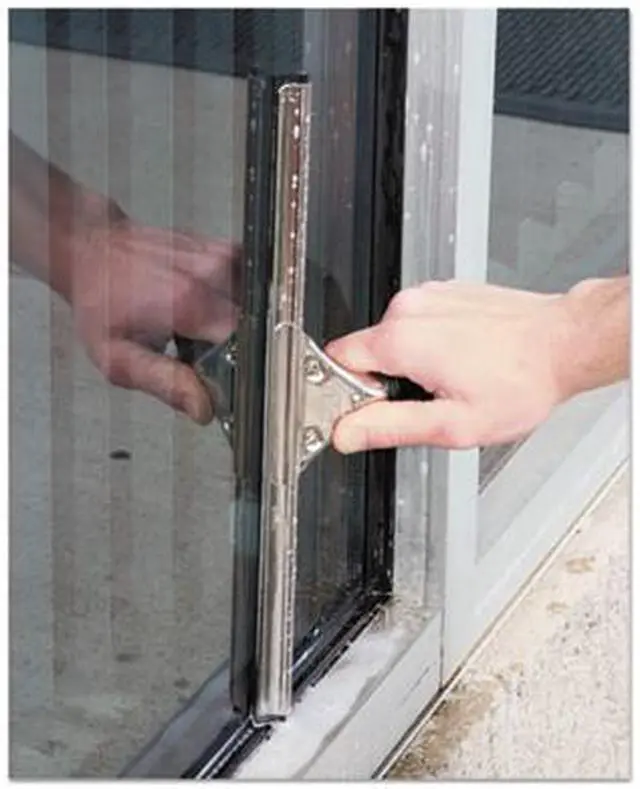 Alt view image 12 of 15 - Unger Stainless Steel "S" Channel 18" with Soft Rubber NE45