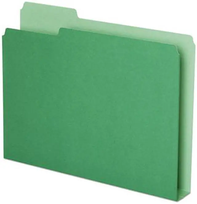 Alt view image 4 of 8 - Pendaflex Double Stuff File Folders 1/3 Cut Letter Green 50/Pack 54457