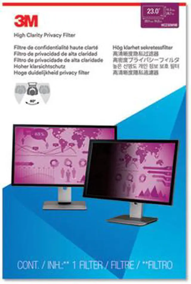 Alt view image 17 of 20 - 3M™ Filters,Hcpflcdm23.0"16:9 HC230W9B