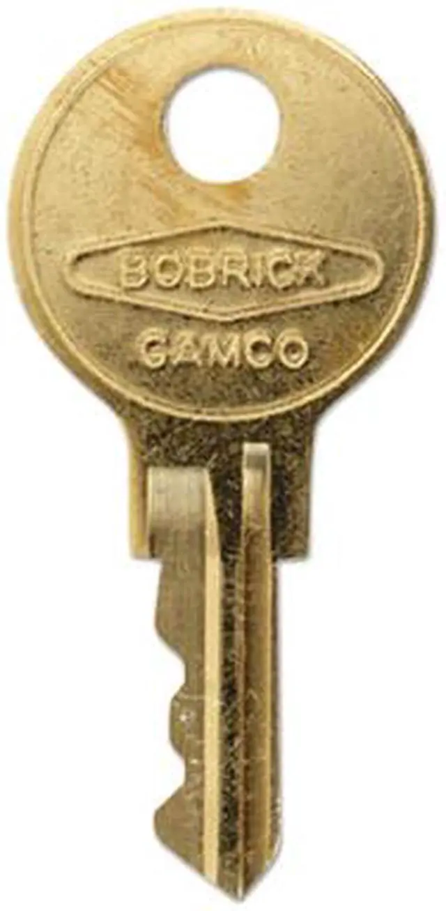 Alt view image 7 of 7 - Bobrick Cat 74 Key for Towel Dispensers Metal Key 33043