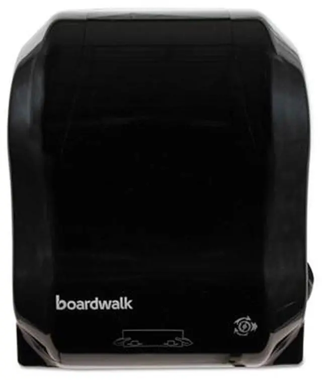 Alt view image 4 of 13 - Boardwalk BWK1501 Xtra Mechanical Towel Dispenser, 16.81" x 12.13" x 9.81" - Black