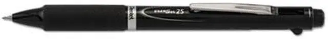 Alt view image 6 of 7 - Pentel Retractable Liquid Gel Pen Dual Ink 0.5mm Tip Black/Red BLW335A