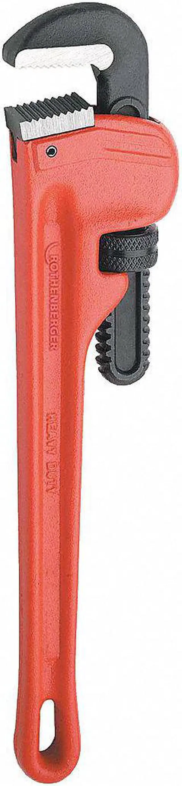 Alt view image 2 of 4 - ROTHENBERGER 70153 14 in L 2 in Cap. Cast Iron Straight Pipe Wrench