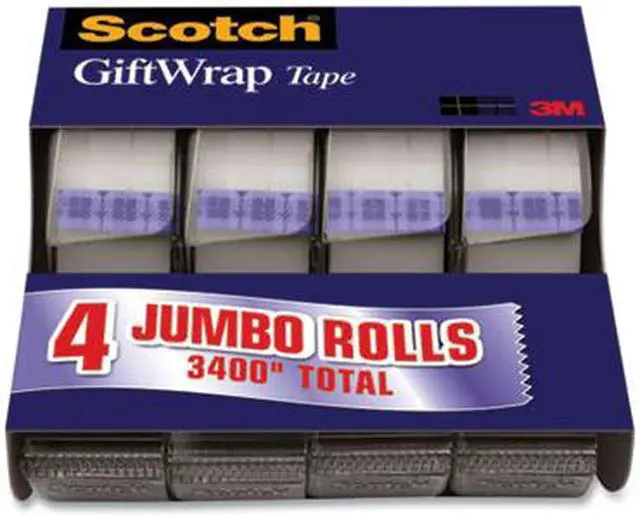 Alt view image 4 of 10 - Scotch Gift Wrap Tape with Dispenser 3/4 x 23.61 yds. 415