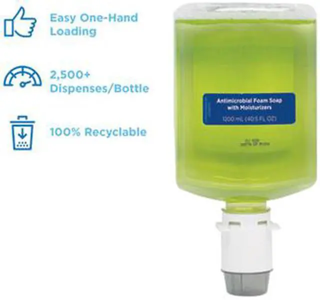 Alt view image 3 of 5 - GP enMotion Automated Touchless Antimicrobial Foam, Tranquil Aloe, 2/Carton