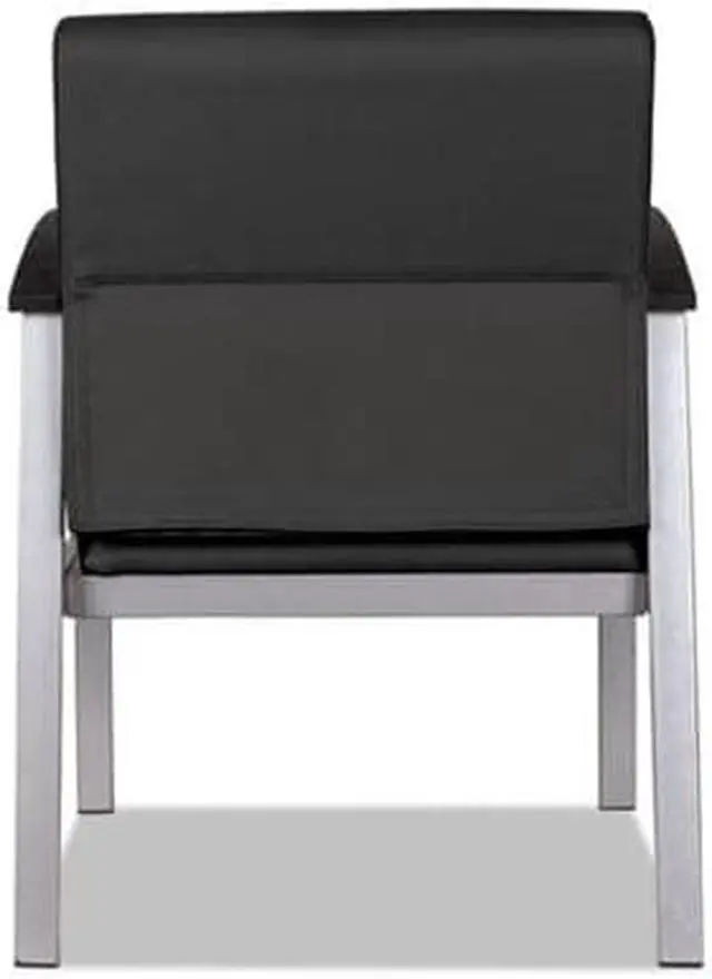 Alt view image 10 of 20 - Alera metaLounge Series Mid-Back Guest Chair, 21.85" x 23.62" x 17.71", Black